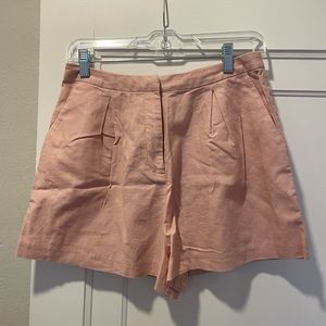 ASOS Size 6 Pink Linen Shorts
